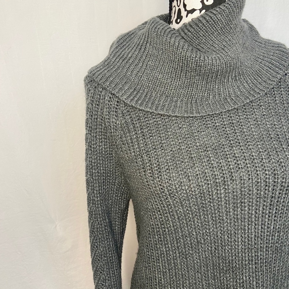 Charcoal Gray Cowl Neck Tunic/Dress